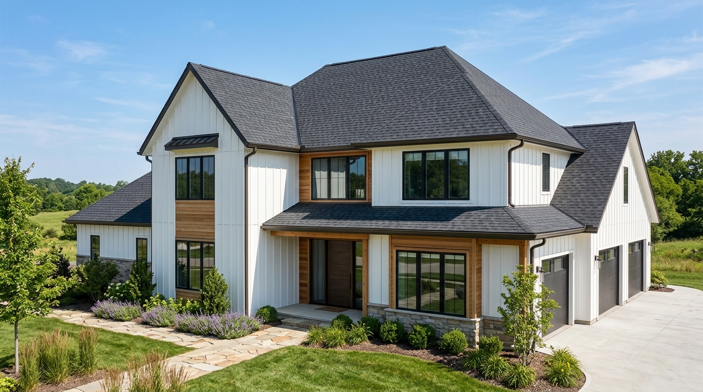 Architectural Roofing and Vertical Siding